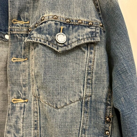 Blank NYC, Studded Denim Jacket - Picture 3 of 4